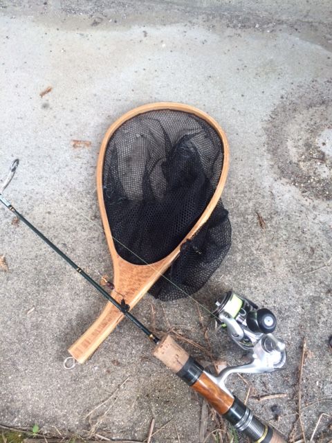 渓流ルアー入門12回目ランディングネット