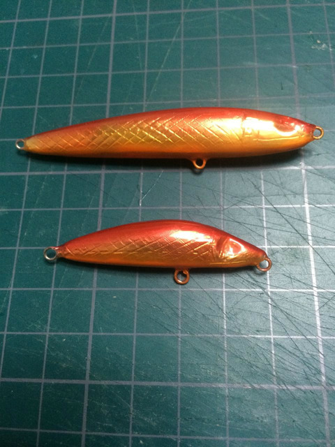 ハンドメイドルアーのシールアイの目力は凄い