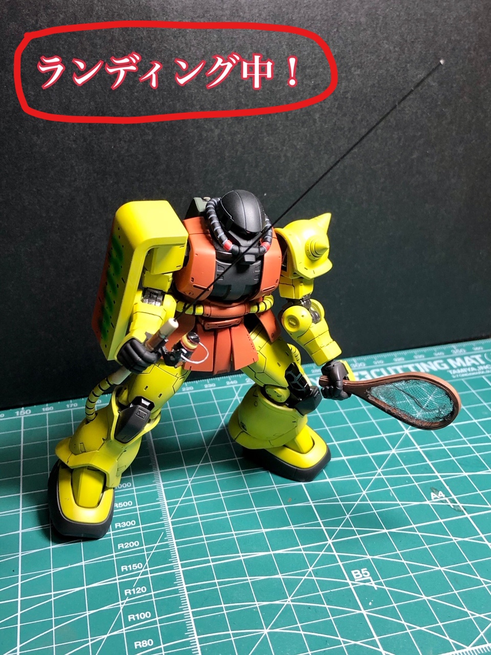 水陸両用msならぬ渓流専用 しげる専用モビルスーツ爆誕